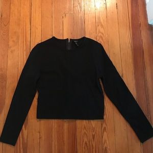 Black crop top